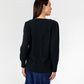 Kate V Neck Knit - Black