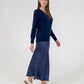 Josephine Bias Skirt - Navy