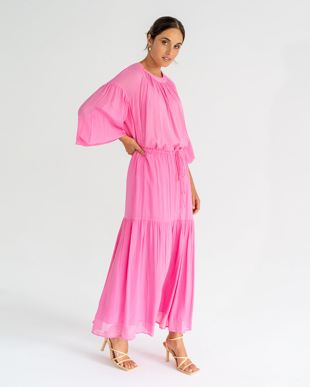 Alba Maxi Skirt - Orchid Pink