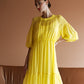 Laurent Dress - Sunglow Yellow