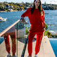 Lively Track Pant - Poppy Sport