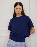 Lucy Knit Tee - Royal Blue