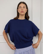 Lucy Knit Tee - Royal Blue