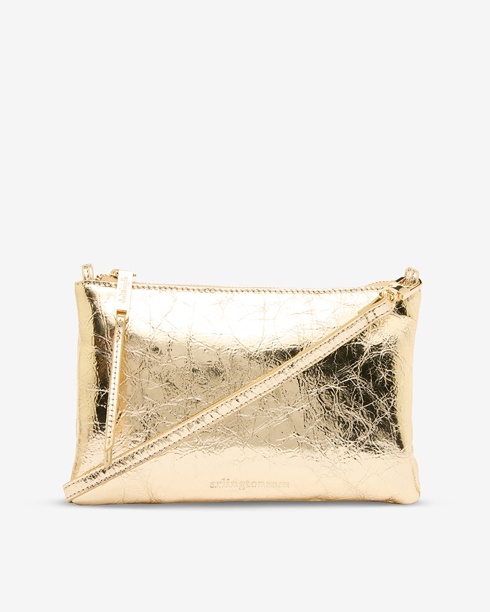 Molly Crossbody - Gold Crinkle - Arlington Milne