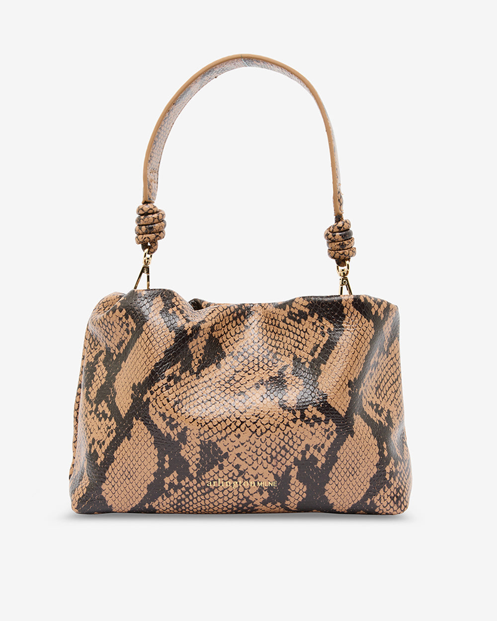 Martha Bag - Caramel Python - Arlington Milne