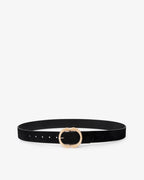 Maddie Belt - Black Suede