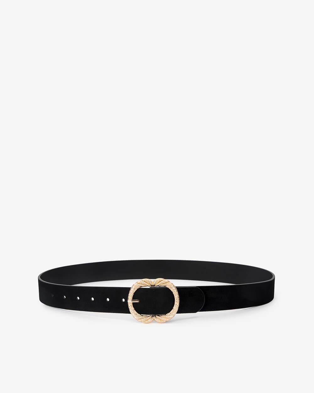 Maddie Belt - Black Suede
