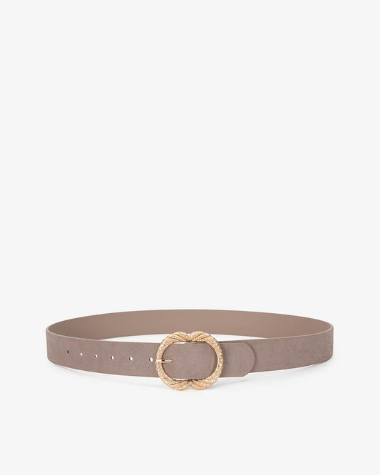 Maddie Belt - Fawn Suede