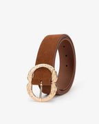 Maddie Belt - Tan Suede