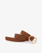 Maddie Belt - Tan Suede