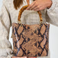 Maya Tote - Caramel Python