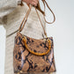 Maya Tote - Caramel Python