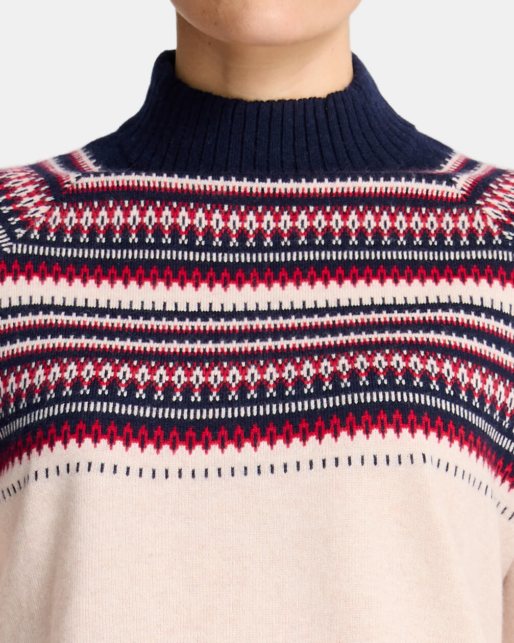 Miriam Knit - Blush Snowflake
