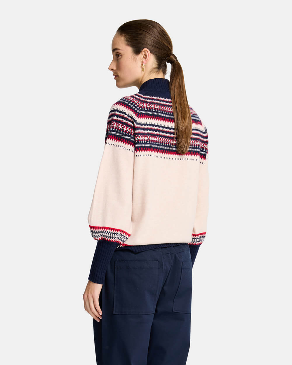 Miriam Knit - Blush Snowflake