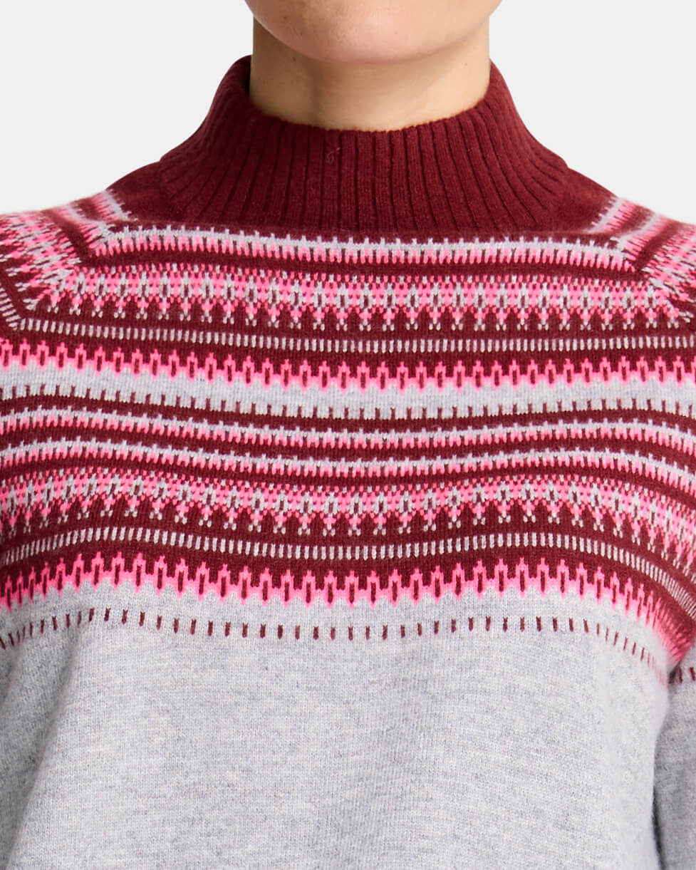 Miriam Knit - Grey Snowflake