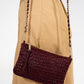 Molly Crossbody - Burgundy Weave