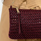 Molly Crossbody - Burgundy Weave