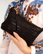Molly Crossbody - Chocolate Weave - Arlington Milne