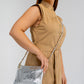 Molly Crossbody - Silver Crinkle