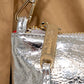Molly Crossbody - Silver Crinkle