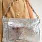 Molly Crossbody - Silver Crinkle