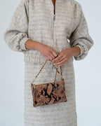 Molly Crossbody - Caramel Python