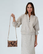 Molly Crossbody - Caramel Python