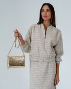 Molly Crossbody - Gold Crinkle - Arlington Milne
