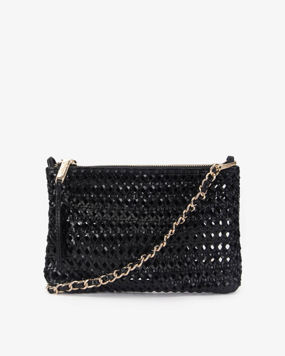 Molly Crossbody - Black Weave