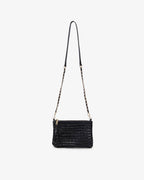 Molly Crossbody - Black Weave