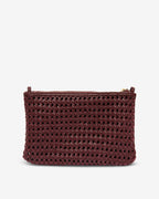 Molly Crossbody - Burgundy Weave - Arlington Milne