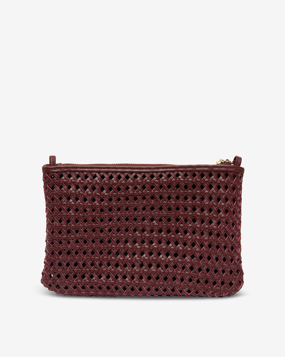 Molly Crossbody - Burgundy Weave - Arlington Milne