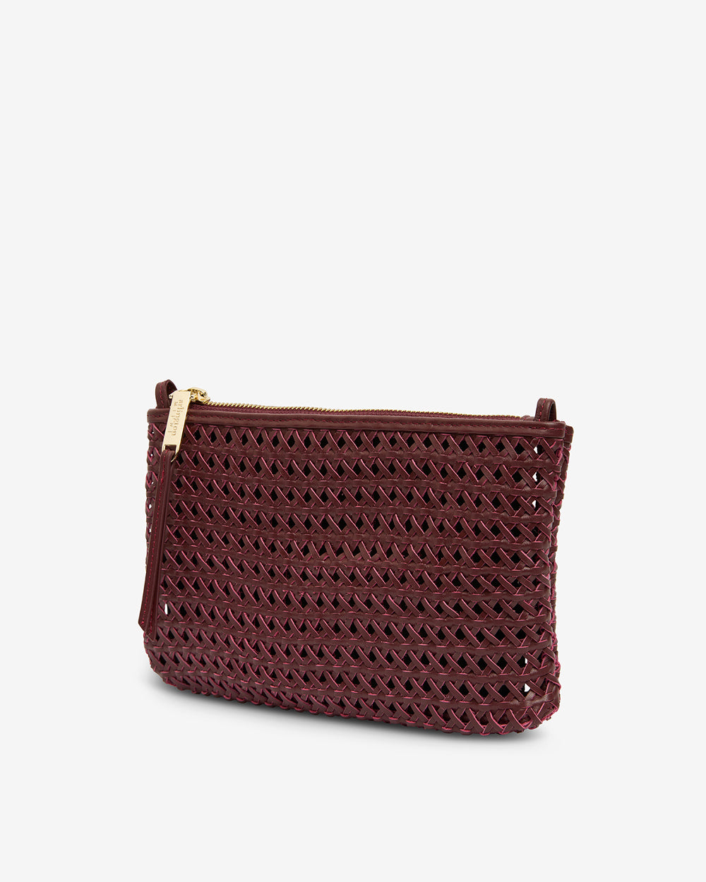 Molly Crossbody - Burgundy Weave - Arlington Milne