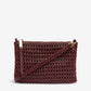Molly Crossbody - Burgundy Weave