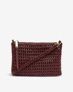 Molly Crossbody - Burgundy Weave - Arlington Milne