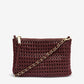 Molly Crossbody - Burgundy Weave