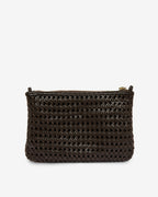 Molly Crossbody - Chocolate Weave - Arlington Milne