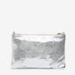 Molly Crossbody - Silver Crinkle
