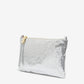 Molly Crossbody - Silver Crinkle