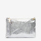 Molly Crossbody - Silver Crinkle