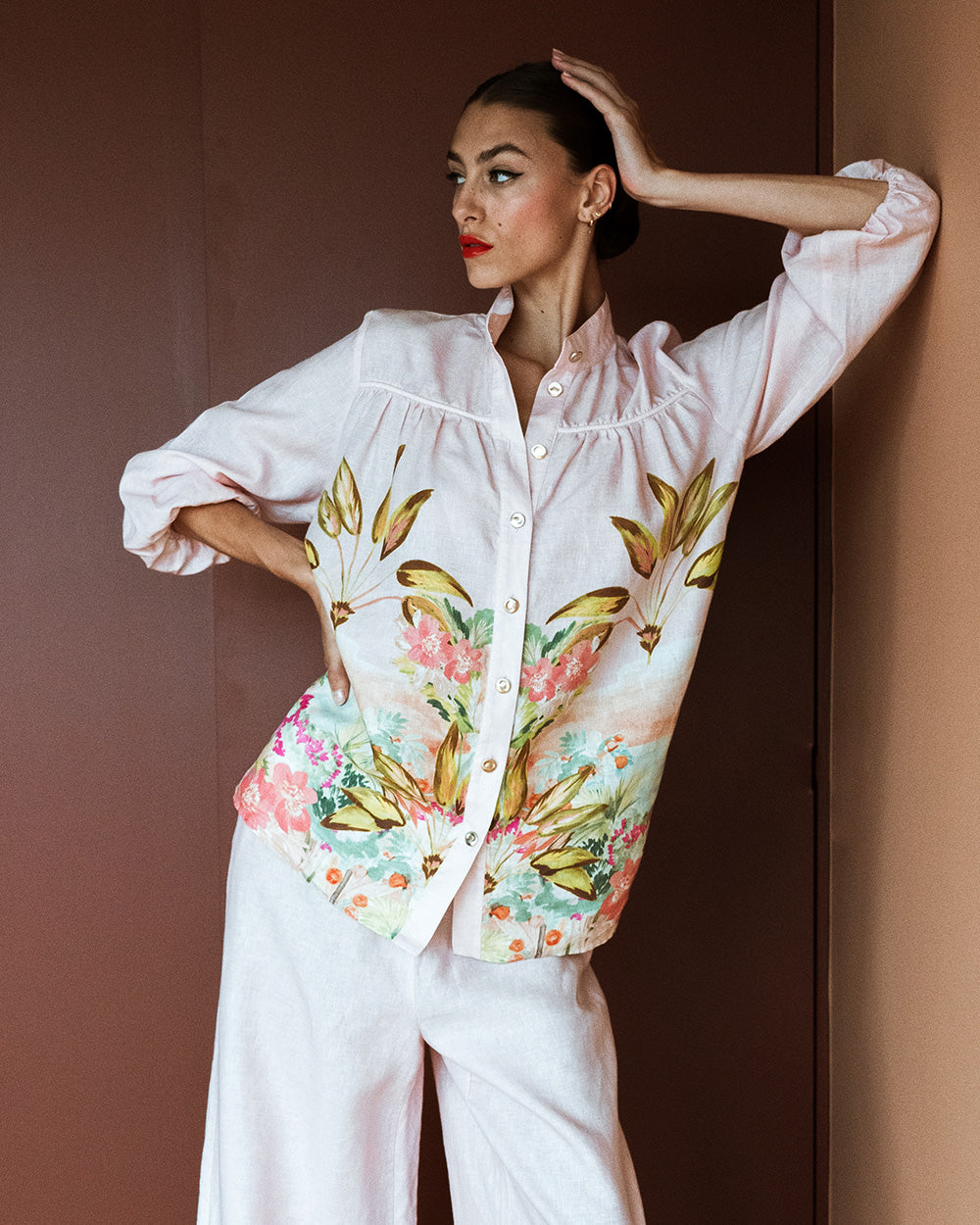 Natalia Blouse - Paradise Tropical