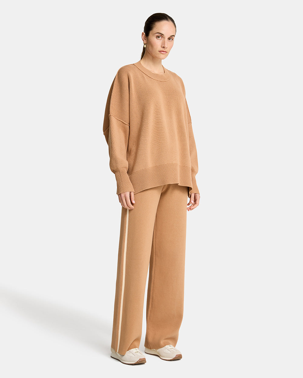 Natasha Sweat Top - Camel