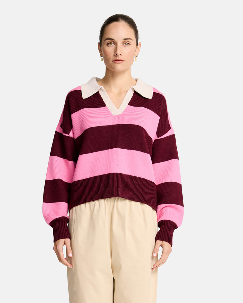 Nicole Sweater - Pink/Pinot