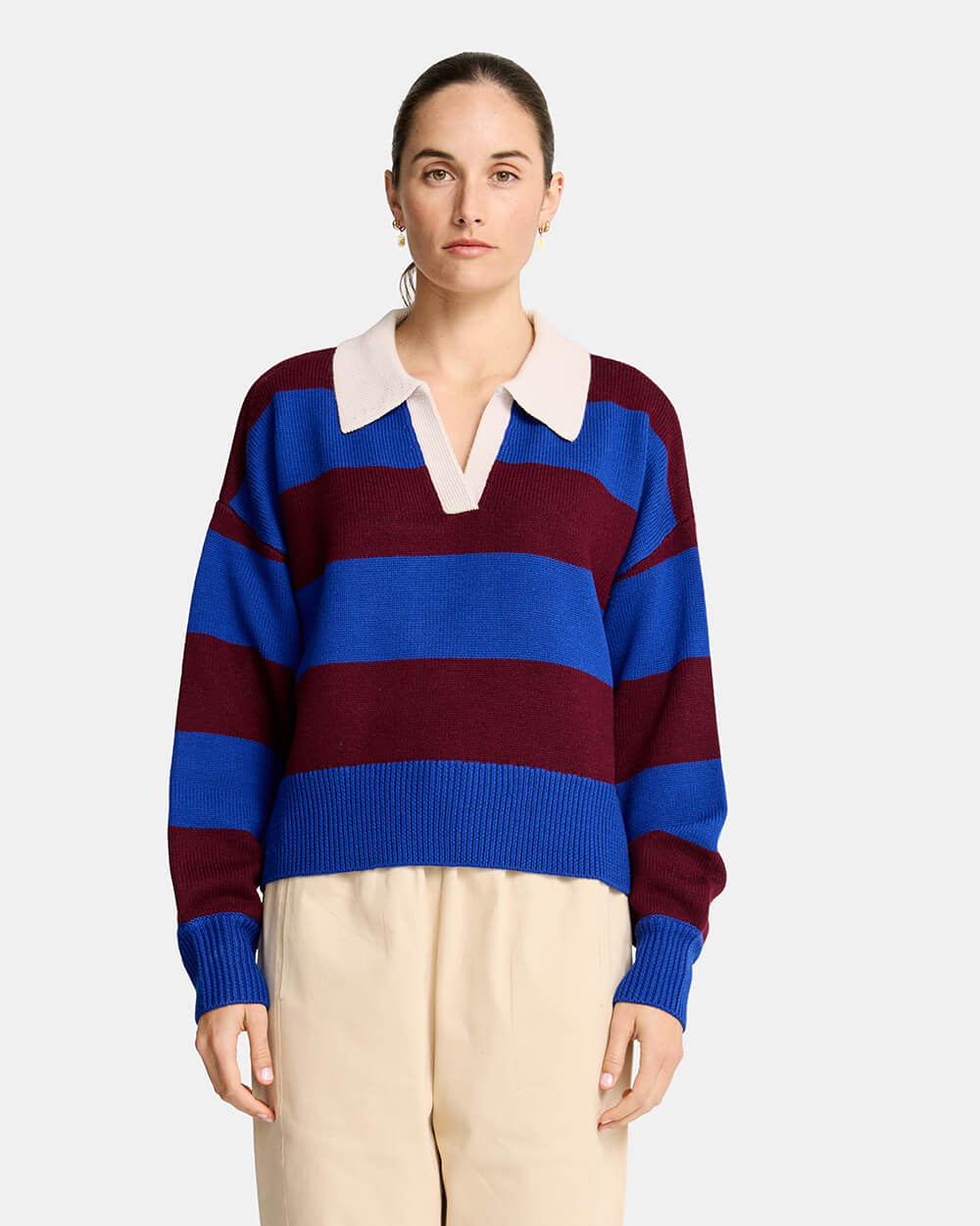 Nicole Sweater - Pinot/Cobalt