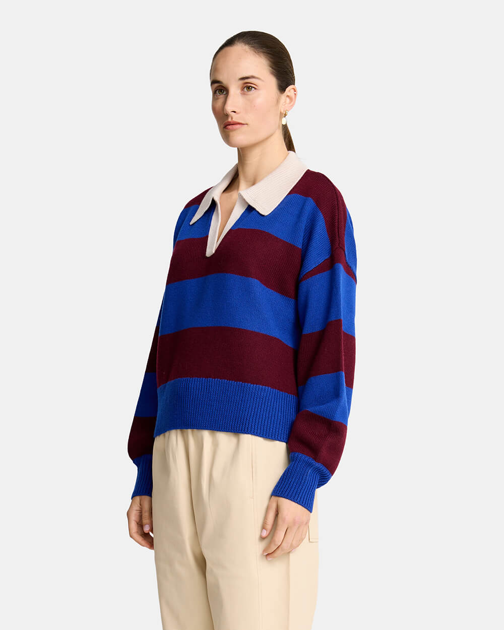 Nicole Sweater - Pinot/Cobalt