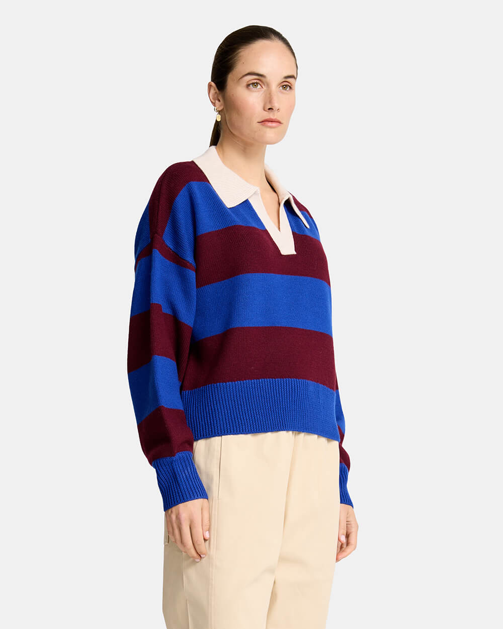 Nicole Sweater - Pinot/Cobalt