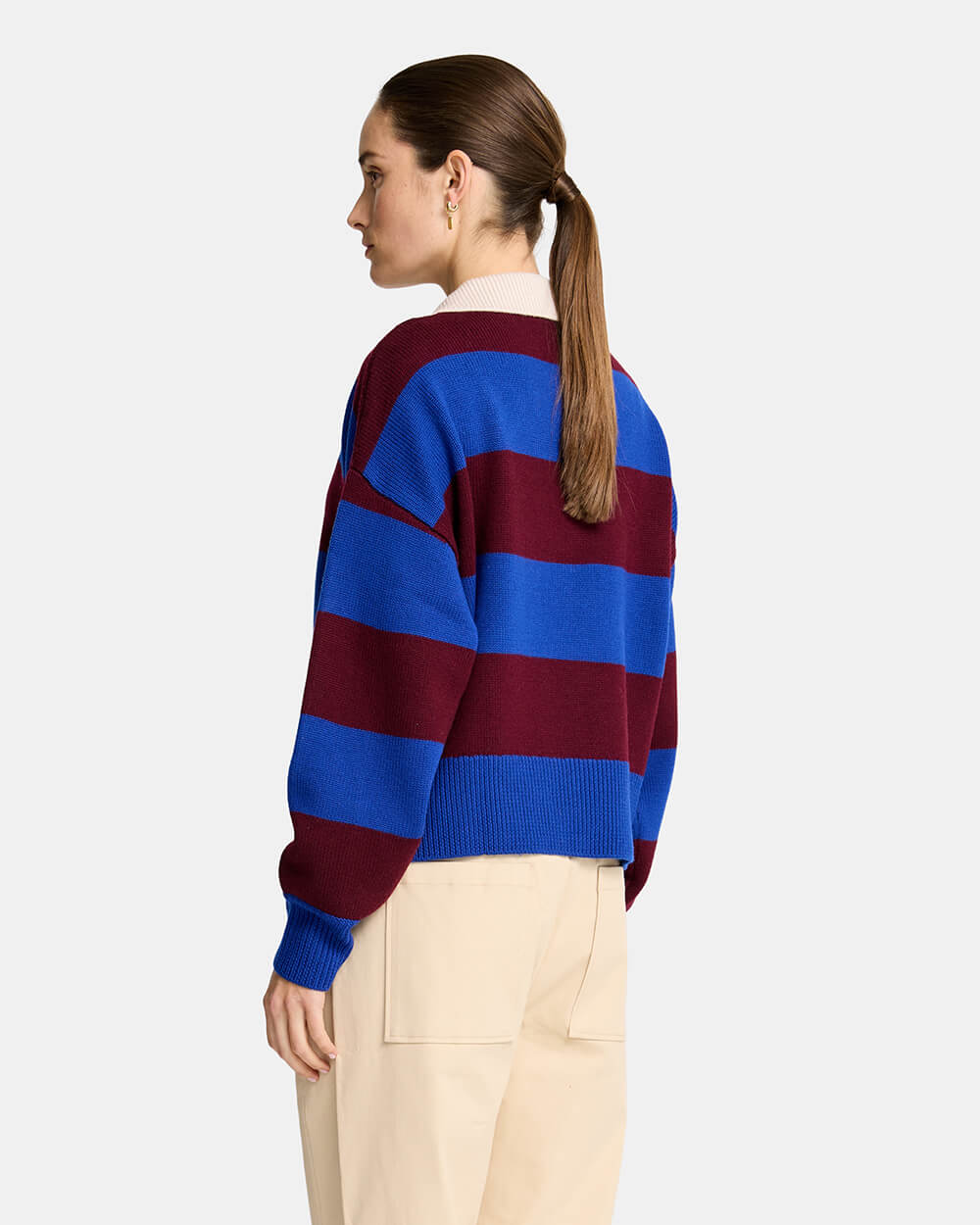 Nicole Sweater - Pinot/Cobalt