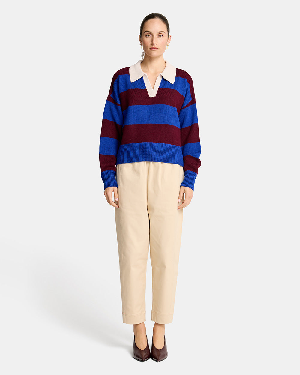 Nicole Sweater - Pinot/Cobalt