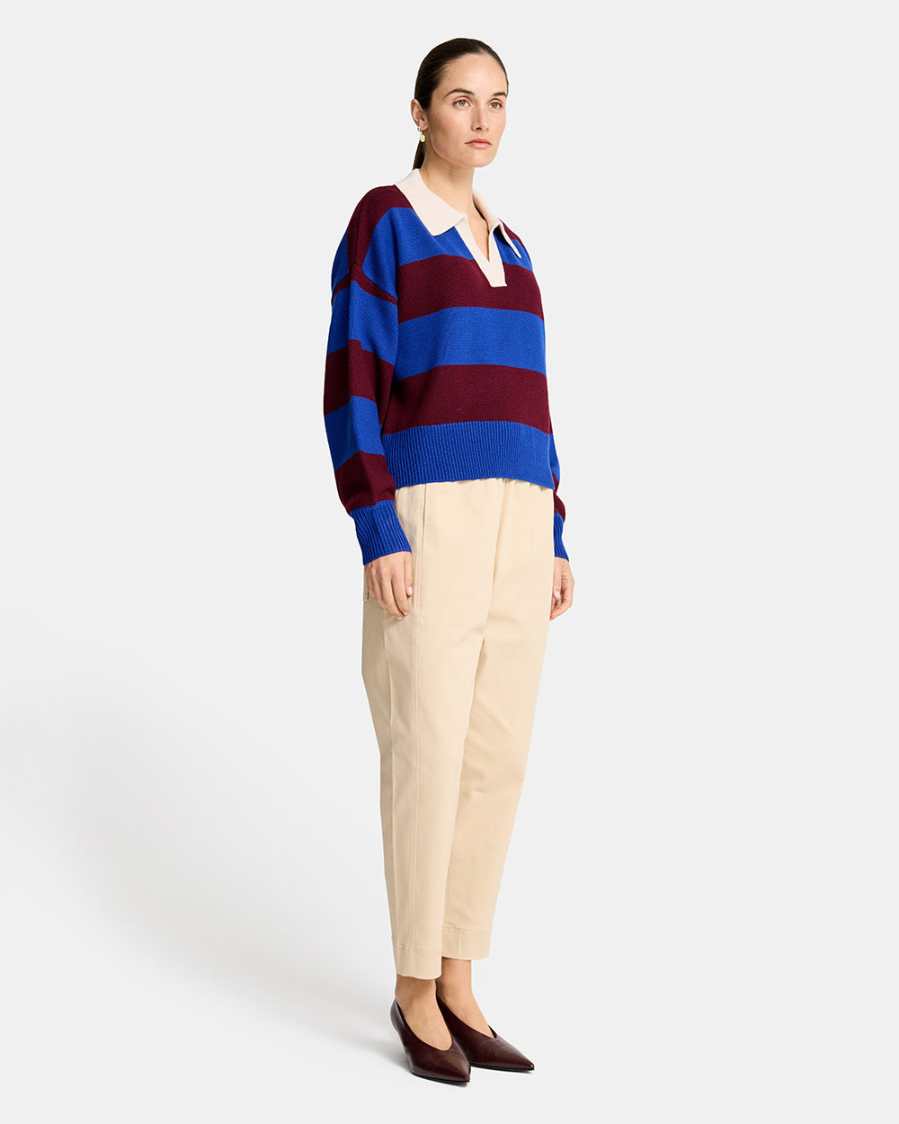 Nicole Sweater - Pinot/Cobalt