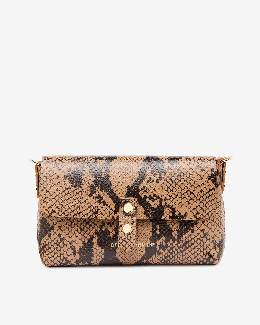 Paige Wallet - Caramel Python